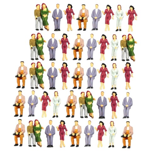 100stk 100 modellfiguren - 100stk, h0
