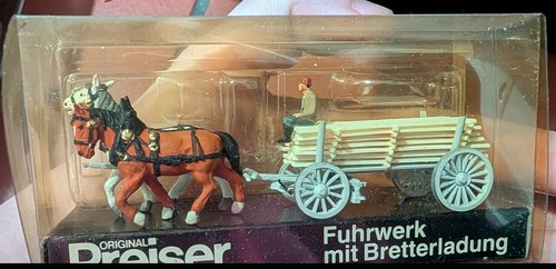 Preiser fuhrwerk mit - preiser, h0
