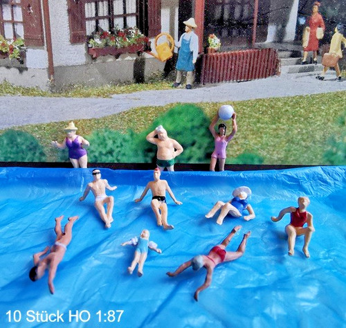 10x modelleisenbahn figuren - modelleisenbahn,