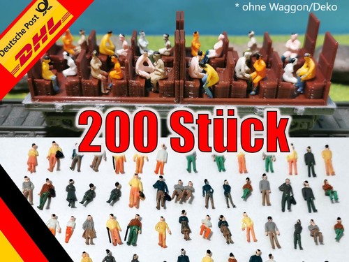 200 stück figuren h0 - 1:87,