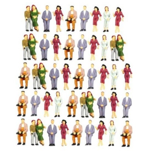 200stk 100 modellfiguren - 200stk, h0